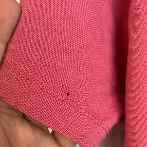 The North Face Cropped Simple Dome Tee Slate Rose Pink Casual Top - Picture 8 of 8